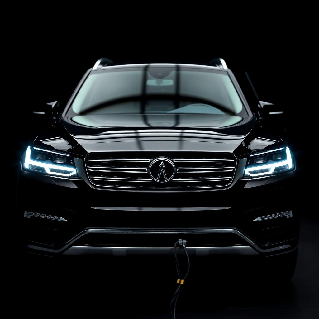 Detailed black SUV